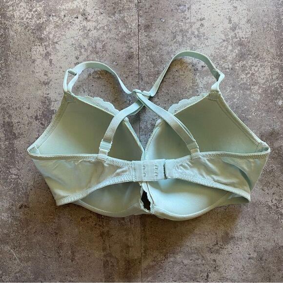 Victoria’s Secret Lace Bra Push Up 34DD Green Multiway - Picture 7 of 11